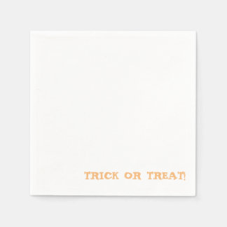 Trick or treat! Happy halloween Napkin