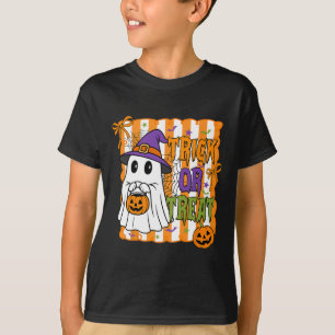 Trick Or Treat Happy Halloween Pumpkin Ghost Boy G T-Shirt