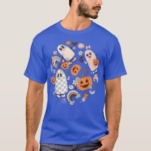 Trick Or Treat Happy Halloween Pumpkin Ghost Spide T-Shirt