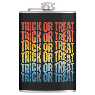 TRICK OR TREAT HIP FLASK