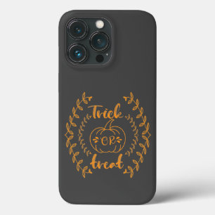 Trick or treat in plants frame  iPhone 13 pro case