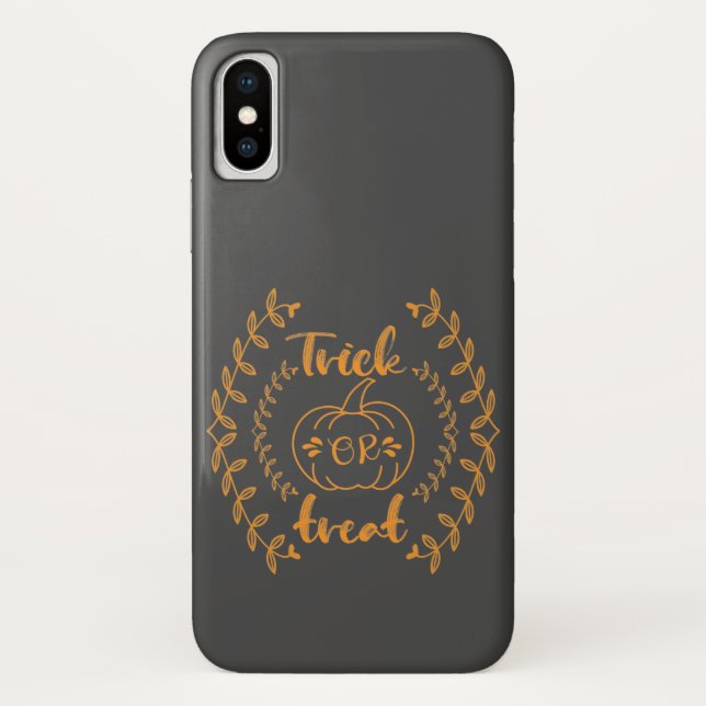 Trick or treat in plants frame  Case-Mate iPhone case (Back)