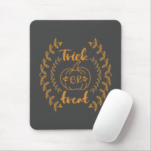 Trick or treat in plants frame  mouse mat