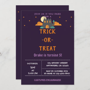Trick or Treat Invitation