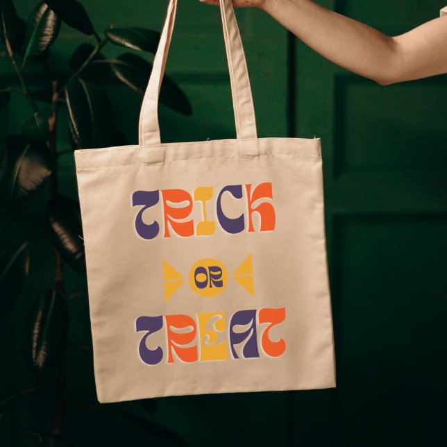 Trick or Treat Kids Halloween Candy Tote Bag (Creator Uploaded)