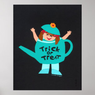 Trick-or-Treat Kids Halloween Poster