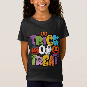 Trick or Treat Kids Halloween T-Shirt – Cute & Col