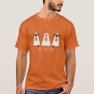 Trick Or Treat Labrador Retriever Ghost Dogs T-Shirt