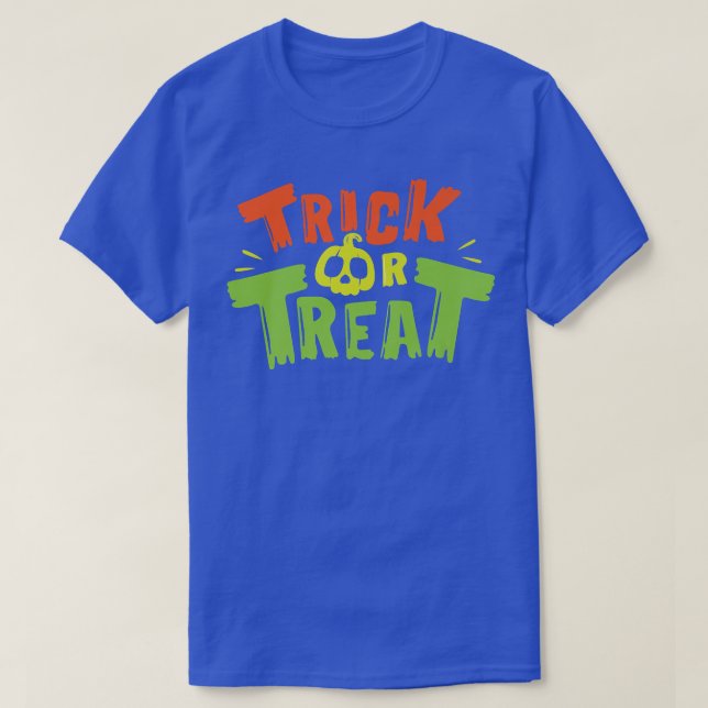 Trick Or Treat Lazy Halloween Costume521 T-Shirt (Design Front)