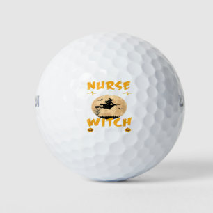 Trick Or Treat Lazy Halloween Funny Men Women Golf Balls