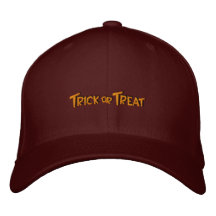 TRICK OR TREAT MEN'S CAP - EMBROIDERED