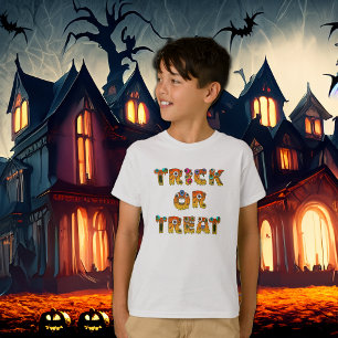 Trick or Treat Monsters Halloween T-Shirt