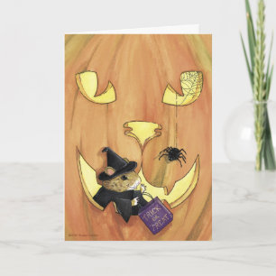 Trick or Treat Mouse, Halloween Card