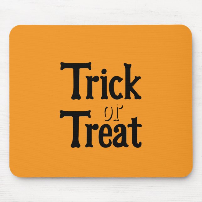 trick or treat mouse mat (Front)