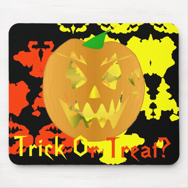 Trick Or Treat Mousepad (Front)