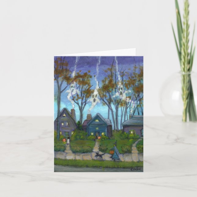 Trick or Treat Note Card (Front)