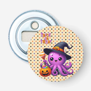 Trick or Treat Octopus Halloween  Bottle Opener