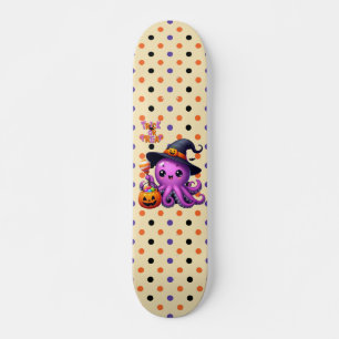 Trick or Treat Octopus Halloween  Skateboard