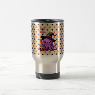 Trick or Treat Octopus Halloween  Travel Mug