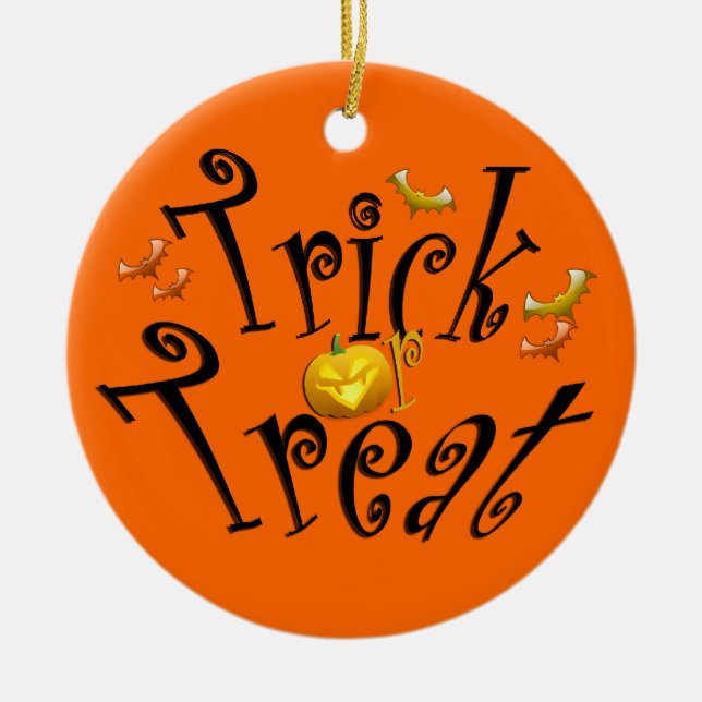 Trick or Treat Ornament (Front)