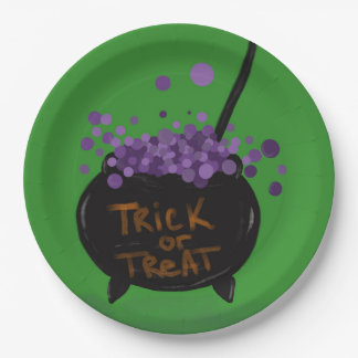 Trick or Treat Paper Plate