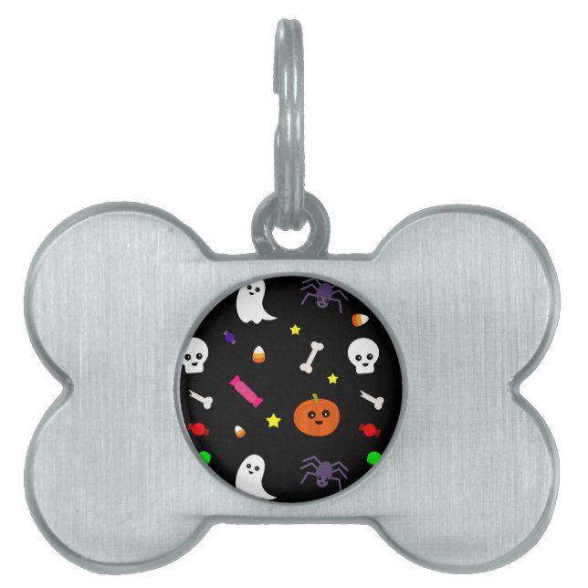 trick or treat pet tag (Front)