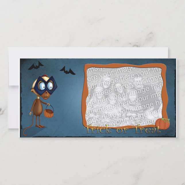 Trick or Treat photo template (Front)