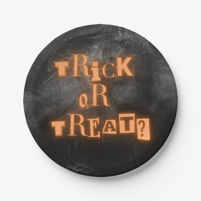Trick or Treat Plates (Front)
