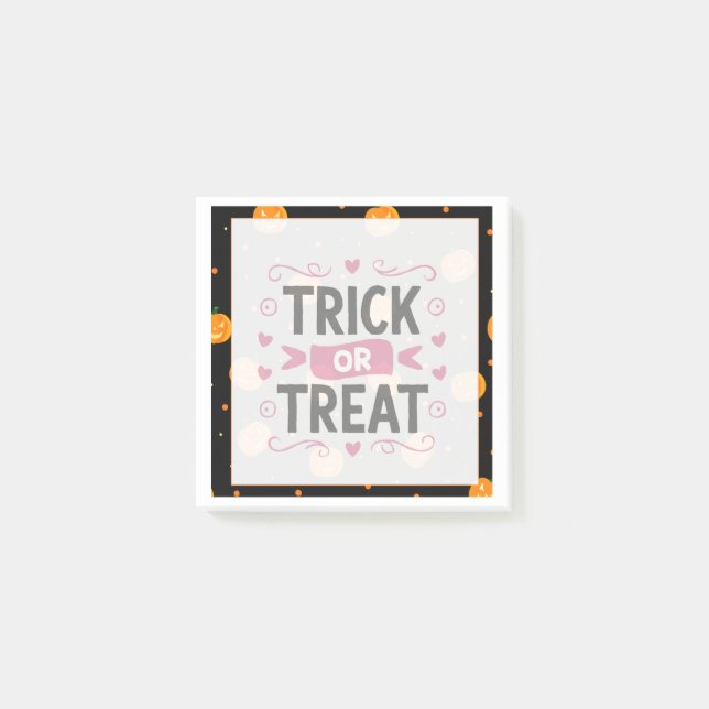 Trick Or Treat Post -It Notes (Front)