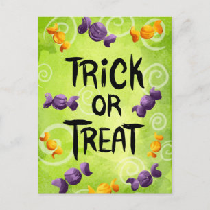Trick or Treat Postcard