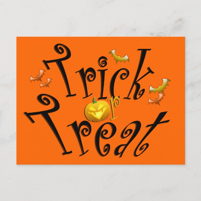Trick or Treat Postcard (Front)