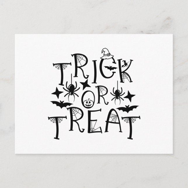 Trick or Treat Postcard (Front)