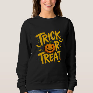 Trick Or Treat Pumpkin Halloween Sweatshirt Gift