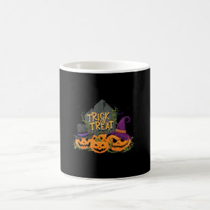 Trick or treat pumpkin halloween t-shirt coffee mug