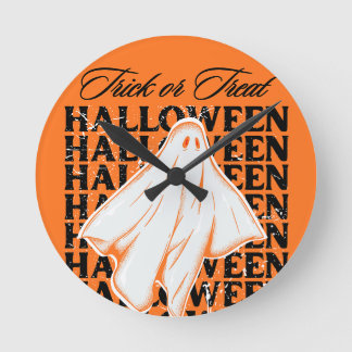 trick or treat round clock