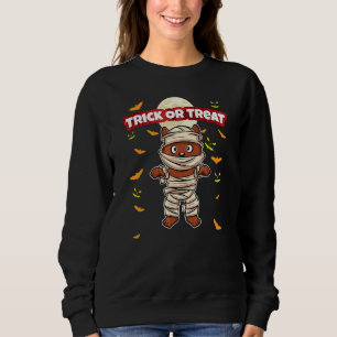 Trick Or Treat Scary Creepy Halloween Monster Hall Sweatshirt