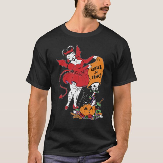 Trick or Treat SindiT-Shirt T-Shirt (Front)