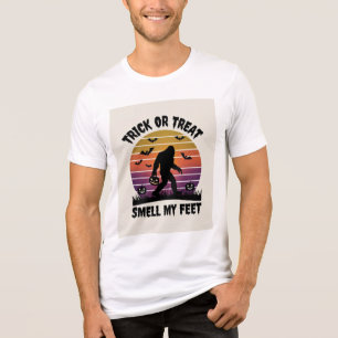 Trick or Treat Smell My Feet Tri-Blend Shirt