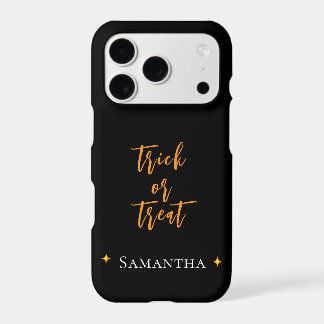 Trick or Treat Spiderweb Personalised Name -