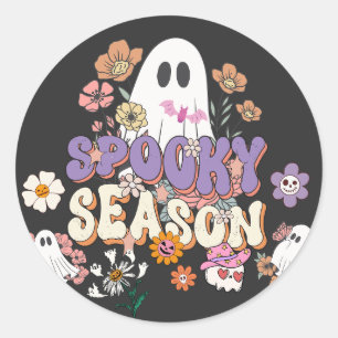 Trick or treat Spooky Cute Ghost Halloween Sticker