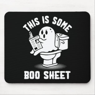 Trick Or Treat Spooky Ghost This Is Some Boo Sheet Mouse Mat