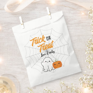 Trick or Treat Spooky Halloween Birthday Party Favour Bags
