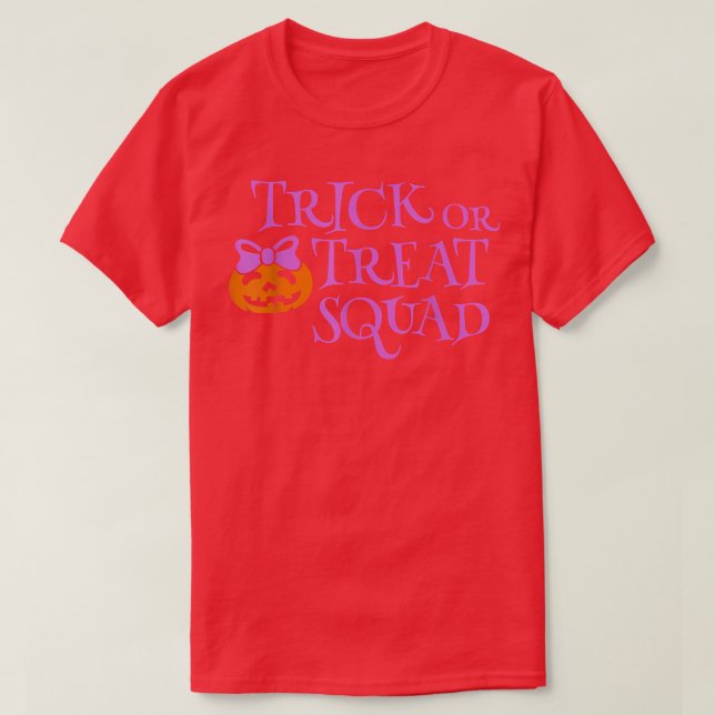 Trick or Treat Squad  Halloween Trick or Treating  T-Shirt (Design Front)