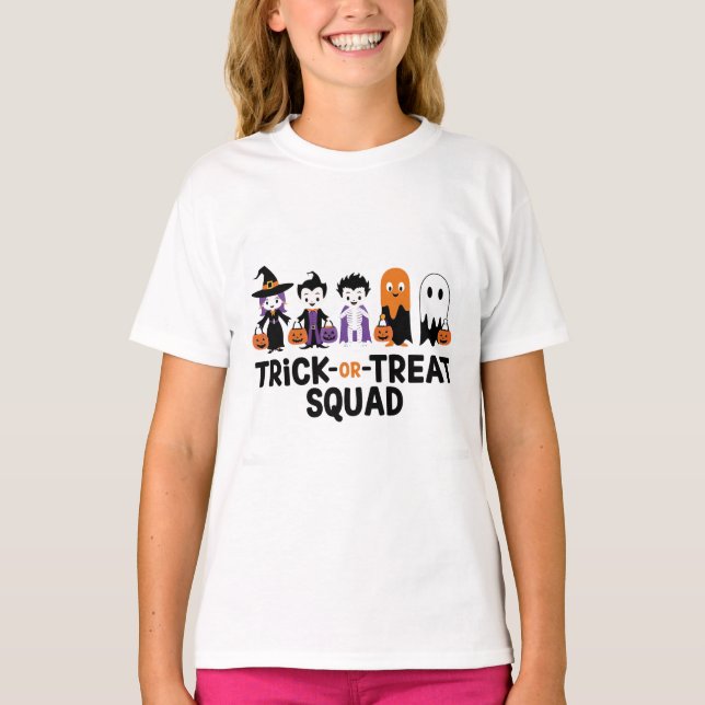 Trick Or Treat Squad T-Shirt (Front)