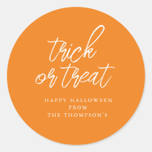 Trick or Treat Stickers