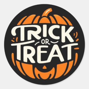 Trick or Treat Stickers 