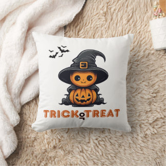 Trick or Treat Throw Pillow