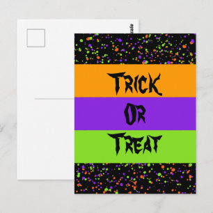 Trick or Treat / Tier / Dots / Postcard