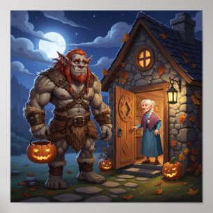 Trick or Treat Time Poster
