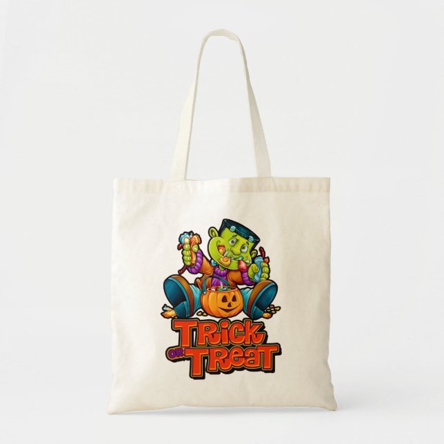 Trick or Treat Tote Bag (Front)